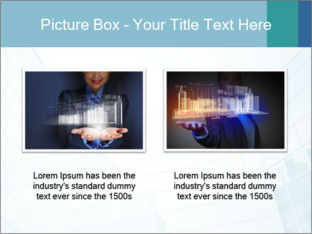 A blue glass building powerpoint presentation Google Slides Theme - Slide 18