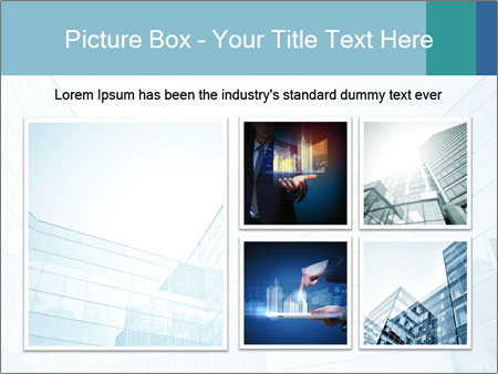 A blue glass building powerpoint presentation Google Slides Theme - Slide 19
