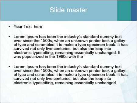 A blue glass building powerpoint presentation Google Slides Theme - Slide 2