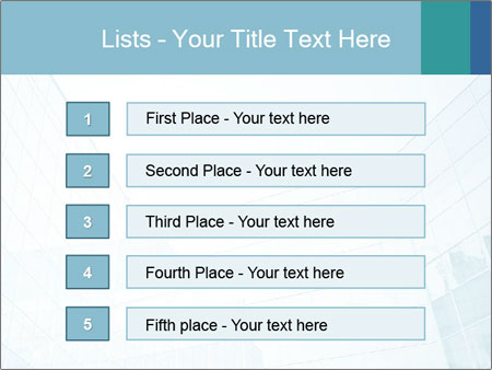 A blue glass building powerpoint presentation Google Slides Theme - Slide 3