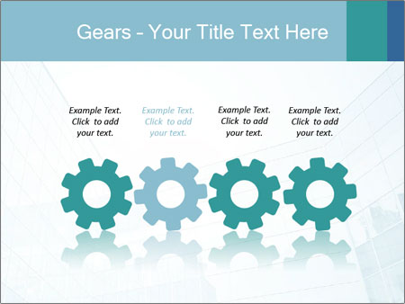 A blue glass building powerpoint presentation Google Slides Theme - Slide 48