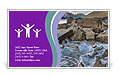 Cheakamus Lake Shoreline Featuring Icy Formations And Mountainous Backdrop. Business Card Template
