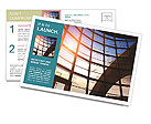 Modern Office Building Windows: A Stunning Image Of Contemporary Architecture Postcard Template
