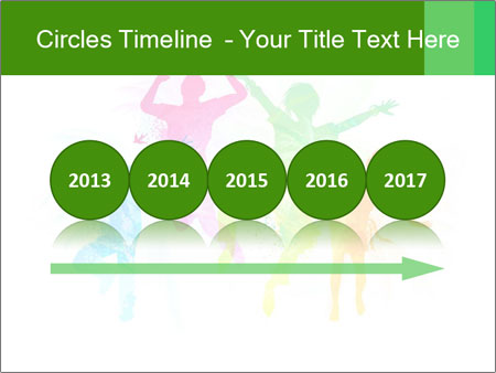 Vector Illustration Of People Jumping In Style - Creative And Modern Design Google Slides Theme - Slide 29