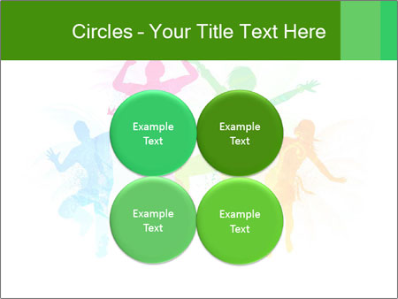 Vector Illustration Of People Jumping In Style - Creative And Modern Design Google Slides Theme - Slide 38