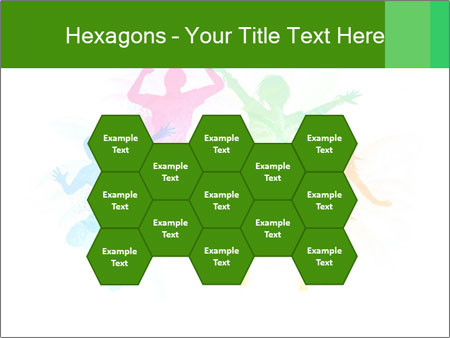 Vector Illustration Of People Jumping In Style - Creative And Modern Design Google Slides Theme - Slide 44