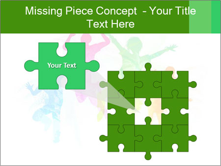 Vector Illustration Of People Jumping In Style - Creative And Modern Design Google Slides Theme - Slide 45