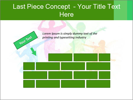 Vector Illustration Of People Jumping In Style - Creative And Modern Design Google Slides Theme - Slide 46