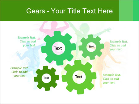 Vector Illustration Of People Jumping In Style - Creative And Modern Design Google Slides Theme - Slide 47