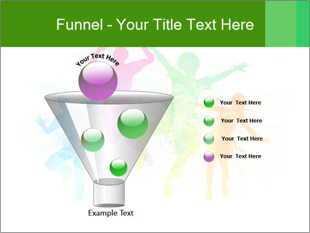 Vector Illustration Of People Jumping In Style - Creative And Modern Design Google Slides Theme - Slide 63