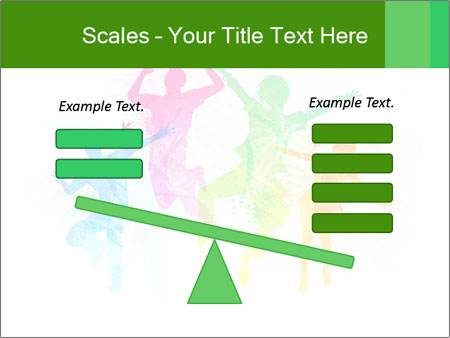 Vector Illustration Of People Jumping In Style - Creative And Modern Design Google Slides Theme - Slide 89