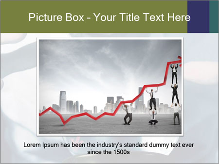 A man holding a glass ball with a red arrow on it Google Slides Theme - Slide 15