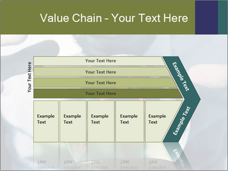 A man holding a glass ball with a red arrow on it Google Slides Theme - Slide 27
