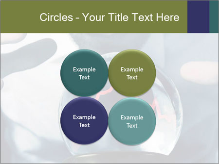 A man holding a glass ball with a red arrow on it Google Slides Theme - Slide 38