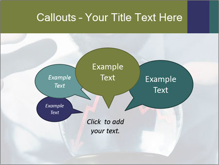 A man holding a glass ball with a red arrow on it Google Slides Theme - Slide 73