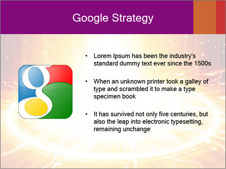 Fantastic Teleport: Abstract Background With Big Bright Circles Of Orange Light - Great For Design Projects! Google Slides Theme - Slide 10