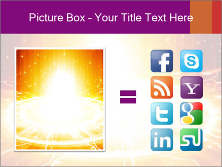 Fantastic Teleport: Abstract Background With Big Bright Circles Of Orange Light - Great For Design Projects! Google Slides Theme - Slide 21