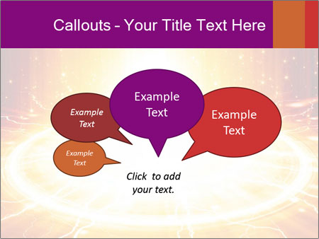 Fantastic Teleport: Abstract Background With Big Bright Circles Of Orange Light - Great For Design Projects! Google Slides Theme - Slide 73