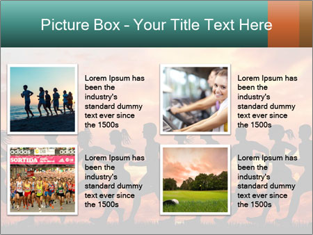 Sunset Running: The Perfect Motion For Your Workout Routine. Google Slides Theme - Slide 14