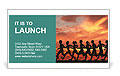 Sunset Running: The Perfect Motion For Your Workout Routine. Business Card Template