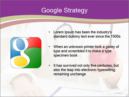 Hand Of Female Doctor Holding A Red Apple In Close-Up View. Google Slides Theme - Slide 10