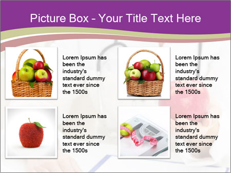 Hand Of Female Doctor Holding A Red Apple In Close-Up View. Google Slides Theme - Slide 14