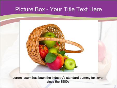 Hand Of Female Doctor Holding A Red Apple In Close-Up View. Google Slides Theme - Slide 15