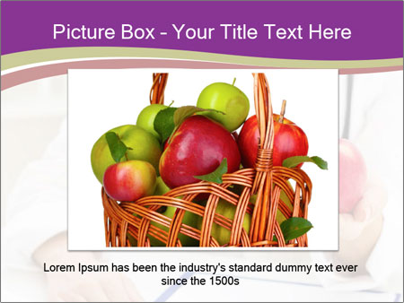 Hand Of Female Doctor Holding A Red Apple In Close-Up View. Google Slides Theme - Slide 16