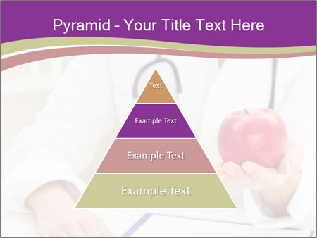 Hand Of Female Doctor Holding A Red Apple In Close-Up View. Google Slides Theme - Slide 30