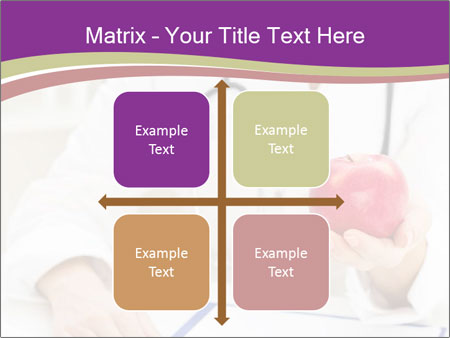 Hand Of Female Doctor Holding A Red Apple In Close-Up View. Google Slides Theme - Slide 37