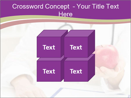 Hand Of Female Doctor Holding A Red Apple In Close-Up View. Google Slides Theme - Slide 39