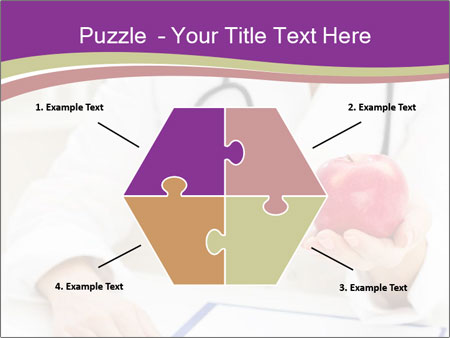 Hand Of Female Doctor Holding A Red Apple In Close-Up View. Google Slides Theme - Slide 40