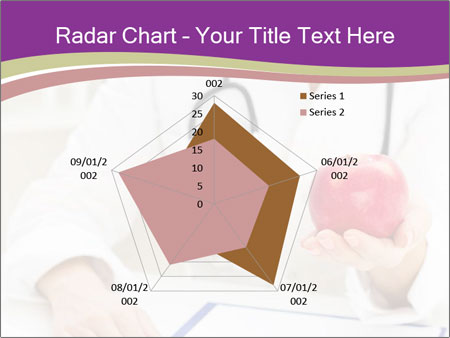 Hand Of Female Doctor Holding A Red Apple In Close-Up View. Google Slides Theme - Slide 51
