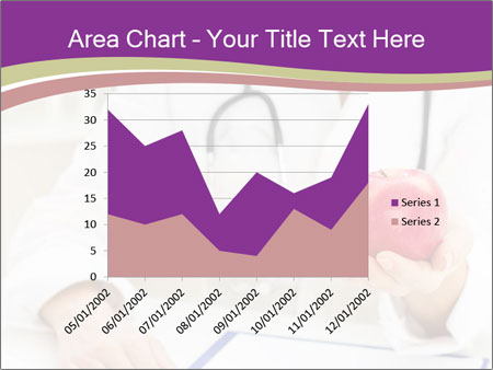 Hand Of Female Doctor Holding A Red Apple In Close-Up View. Google Slides Theme - Slide 53