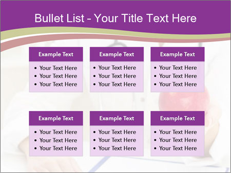 Hand Of Female Doctor Holding A Red Apple In Close-Up View. Google Slides Theme - Slide 56