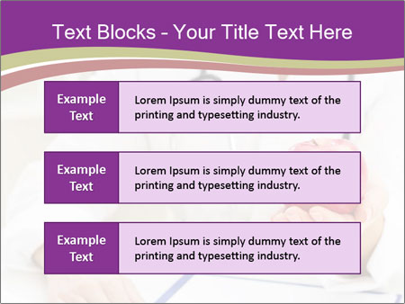 Hand Of Female Doctor Holding A Red Apple In Close-Up View. Google Slides Theme - Slide 58