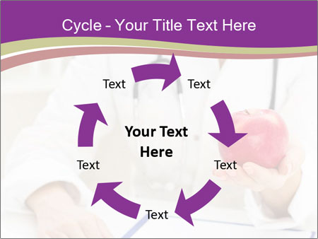 Hand Of Female Doctor Holding A Red Apple In Close-Up View. Google Slides Theme - Slide 62