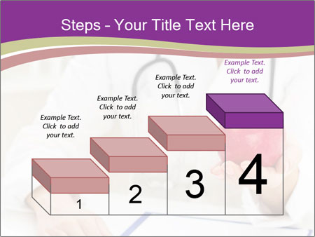 Hand Of Female Doctor Holding A Red Apple In Close-Up View. Google Slides Theme - Slide 64