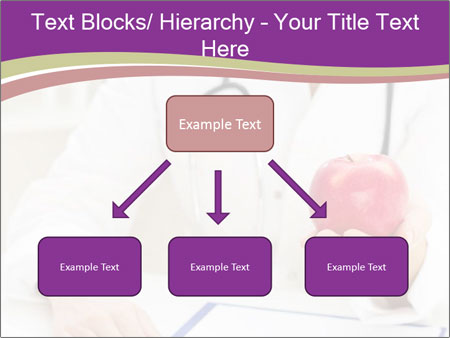 Hand Of Female Doctor Holding A Red Apple In Close-Up View. Google Slides Theme - Slide 69