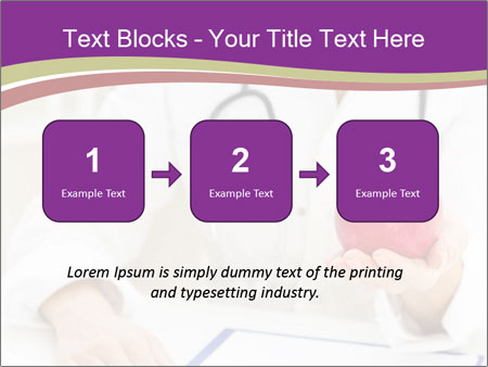 Hand Of Female Doctor Holding A Red Apple In Close-Up View. Google Slides Theme - Slide 71
