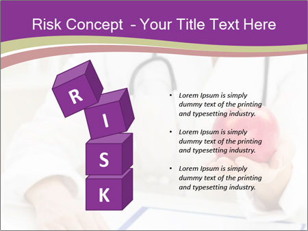 Hand Of Female Doctor Holding A Red Apple In Close-Up View. Google Slides Theme - Slide 81