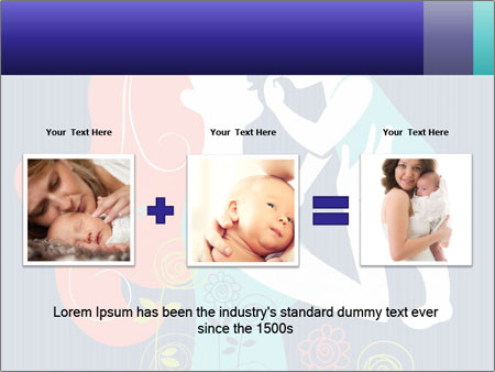 Happy Mother's Day Card With Floral Background Featuring Mother And Baby Silhouette Google Slides Theme - Slide 22