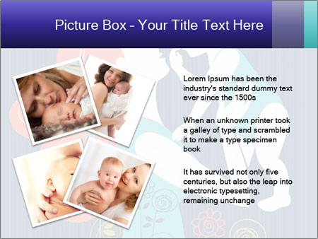 Happy Mother's Day Card With Floral Background Featuring Mother And Baby Silhouette Google Slides Theme - Slide 23