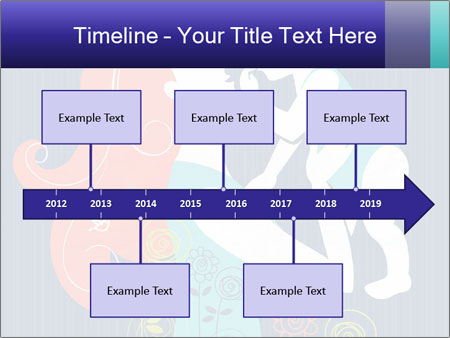 Happy Mother's Day Card With Floral Background Featuring Mother And Baby Silhouette Google Slides Theme - Slide 28