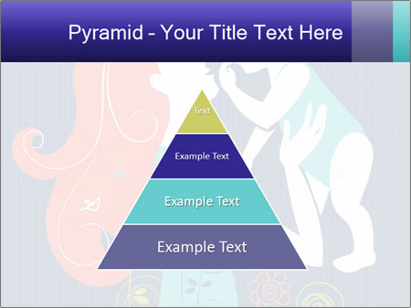 Happy Mother's Day Card With Floral Background Featuring Mother And Baby Silhouette Google Slides Theme - Slide 30