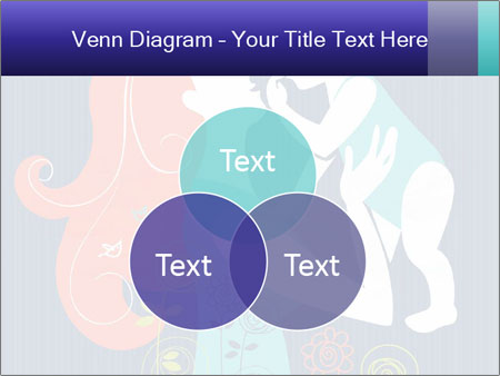 Happy Mother's Day Card With Floral Background Featuring Mother And Baby Silhouette Google Slides Theme - Slide 33