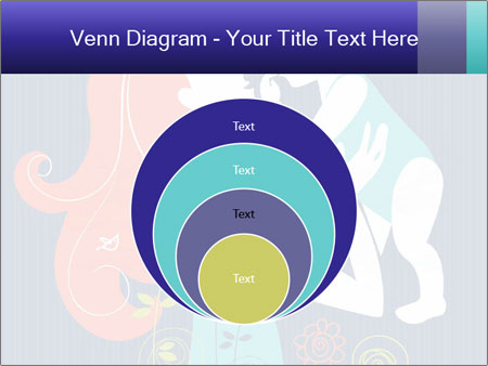 Happy Mother's Day Card With Floral Background Featuring Mother And Baby Silhouette Google Slides Theme - Slide 34