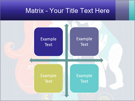 Happy Mother's Day Card With Floral Background Featuring Mother And Baby Silhouette Google Slides Theme - Slide 37