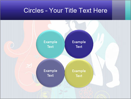 Happy Mother's Day Card With Floral Background Featuring Mother And Baby Silhouette Google Slides Theme - Slide 38