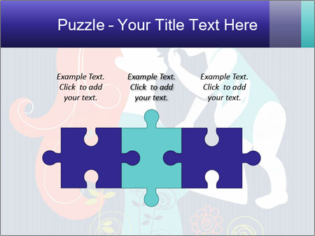 Happy Mother's Day Card With Floral Background Featuring Mother And Baby Silhouette Google Slides Theme - Slide 42